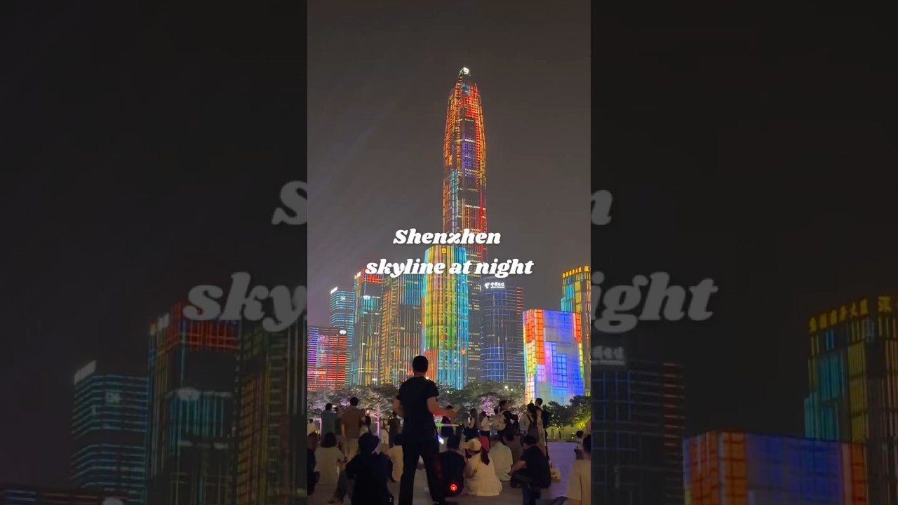 This FREE Shenzhen Light Show blew our minds 🤯