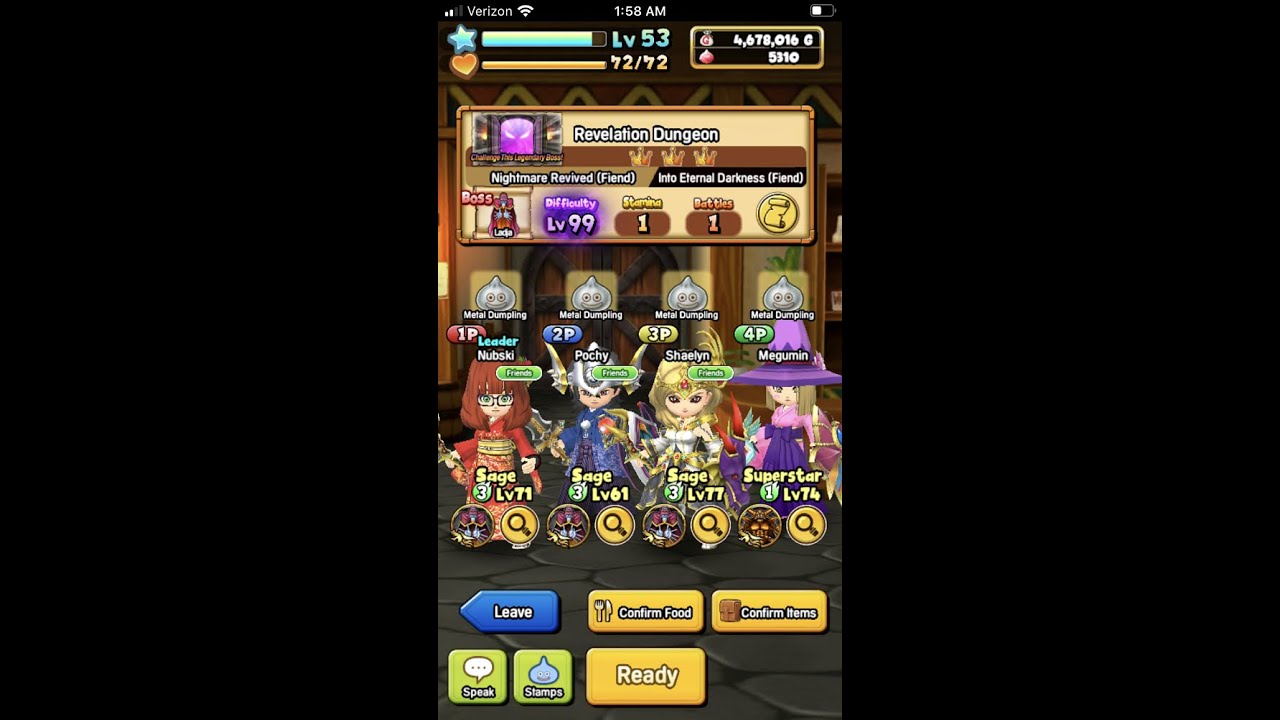 Dragon Quest of the Stars Ladja Fiend Perfect Clear