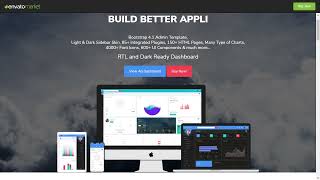Ekan Bootstrap Admin WebApp Template with Dark LTR Theme