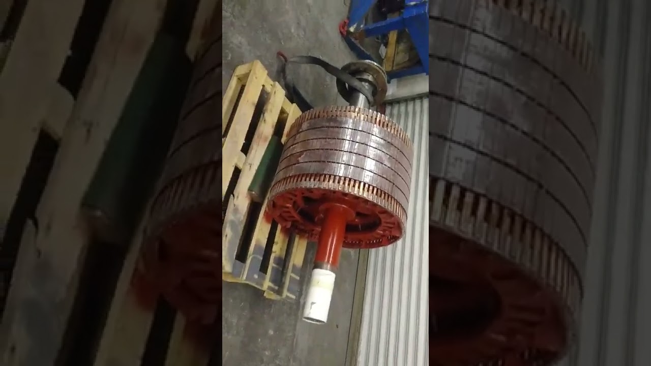 weldig the ring for the rotor BARS