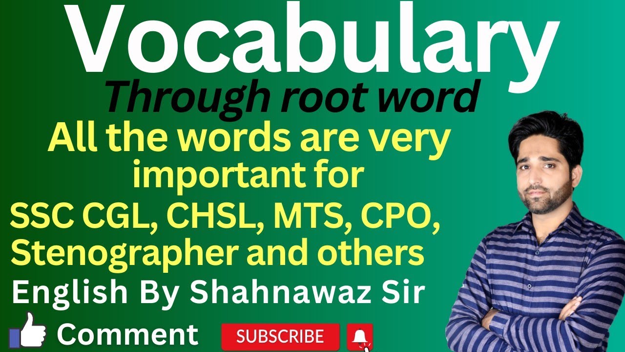 Vocab Class 15 Previous Year Synonyms English By Shahnawaz Sir ssc vocab-class-15-previous-year-synonyms-english-by-shahnawaz-sir-ssc