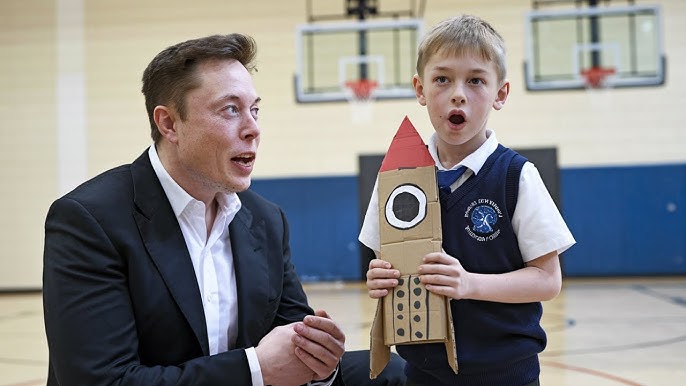 Elon Musk Finds a Boy Who Dreams of Becoming an Astronaut—What Happened  Next Shocked All