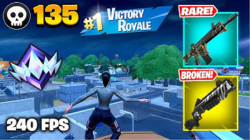 Fortnite Unreal Ranked Reload | High Kill Gameplay | Keyboard & Mouse | 240 FPS
