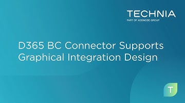 D365 BC Connector supports Graphical Integration Design