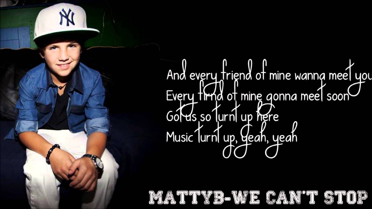 We Can't Stop (MattyBRaps Cover) Lyrics - YouTube