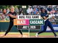 Blaze vs Cascade | 7-7-2026 | AUSL Full Game