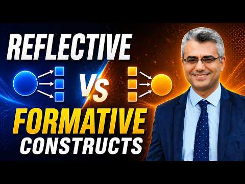 🎓✅ Reflective vs Formative Constructs: Most Researchers Get This WRONG ❌ (Step-by-Step Guide) 💪
