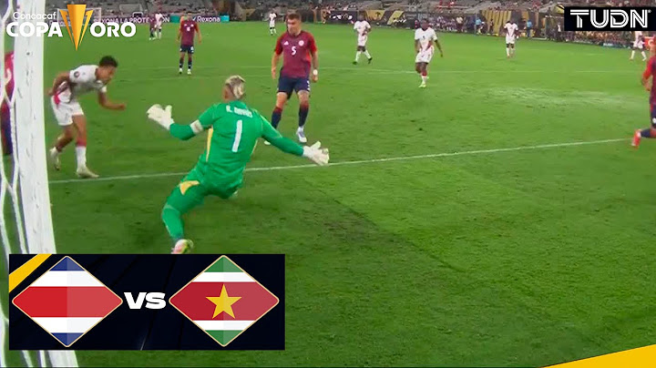 ¡ATAJADÓN DE KEYLOR NAVAS! - Costa Rica 0-0 Surinam | Copa Oro - J1 2025 | TUDN