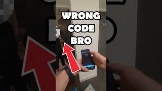 Wrong Code... Awkward Silence 😂#ubereats #deliverylife #funnyshorts #fyp #courier