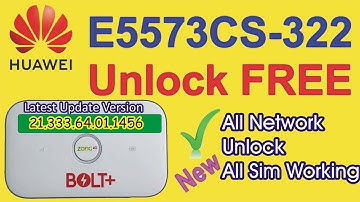 How To Unlock Zong E5573cs 322 | Latest Version|All Error Fix