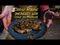 Creole Ribeye smothered with Onions and Mushrooms