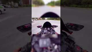 R15 alone riding iPhone 13 camera test #shorts