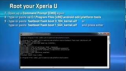 [Tutorial] How to root and install CWM recovery on Xperia U