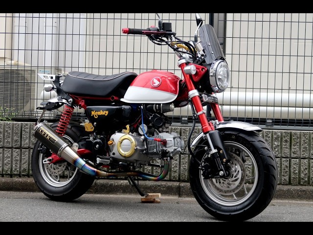 モンキー125 ダウンフェンダーキット【Over Racing】 HONDA ﾓﾝｷｰ125 OVER RACING 改 ﾀﾞｳﾝﾌﾛﾝﾄﾌｪﾝﾀﾞｰｷｯﾄ - YouTube