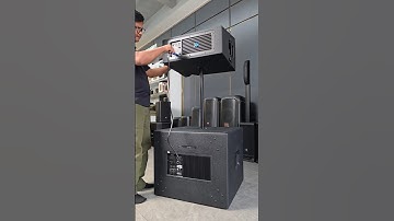 Powerful Sound! JBL VRX932LAP Powered Line Array & SRX918SP Subwoofer #jbl #foryou #audio