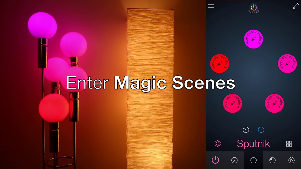 Philips Magic Scenes make scenes clever and interactive - YouTube