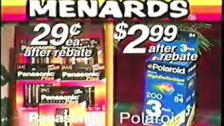 2001 Menards Christmas sale commercial