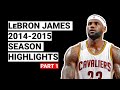 LeBron James 2014-2015 Season Highlights | BEST SEASON (Part 1)