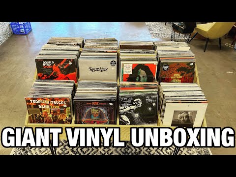 New Arrivals in the Shop! Huge Vinyl Record Unboxing! Rock, Psych, Jazz, Blues and more!