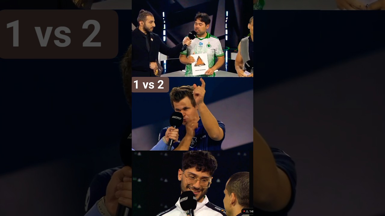 magnus DISSING hikaru and alireza in ESports World cup final 