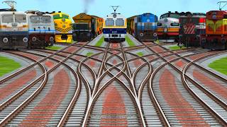 Ix Trains Crossing By Bumpy Railroad Junctions | Only Legends Can Beat This Train Crossing Level!” screenshot 3