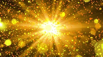 Particles Gold Glitter Bokeh Award Dust Abstract Background Loop | Vj Loop Particles