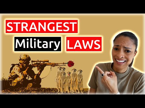 STRANGEST LAWS that Are Unique to the MILITARY | UCMJ | Military Law