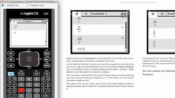 TI-Nspire Guide Algebra Fundamentals 1.2 - Operations and Properties of the Real Numbers