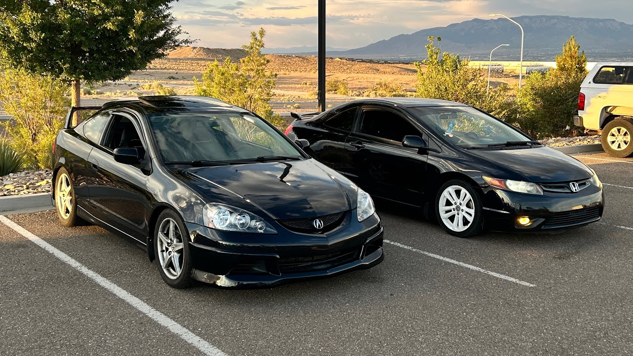 Si Vs Type R Rsx type s vs 8th gen civic si - YouTube