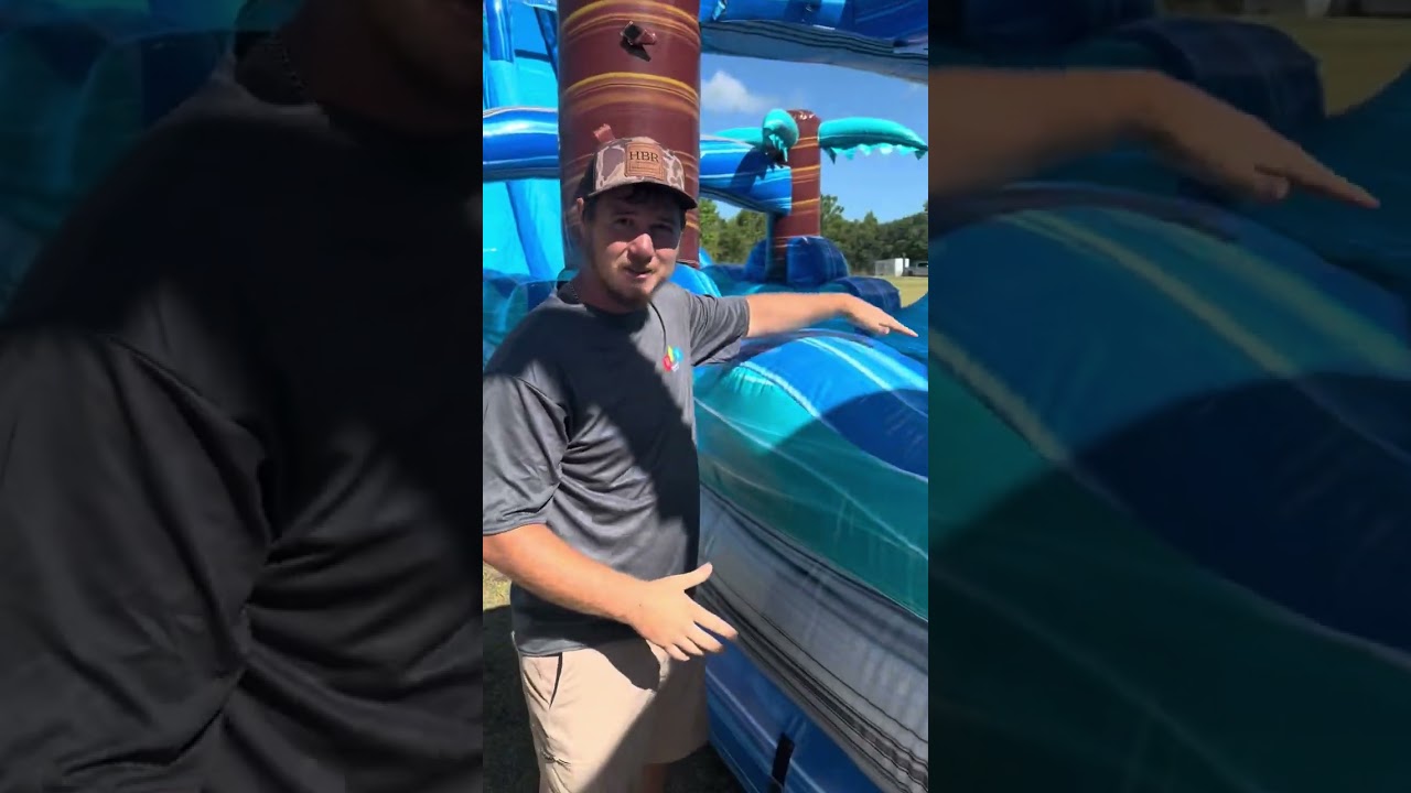 BounceWave Customer Review: HBR Inflatables Unboxes Their Cayman Crush Dual Lane Water Slide