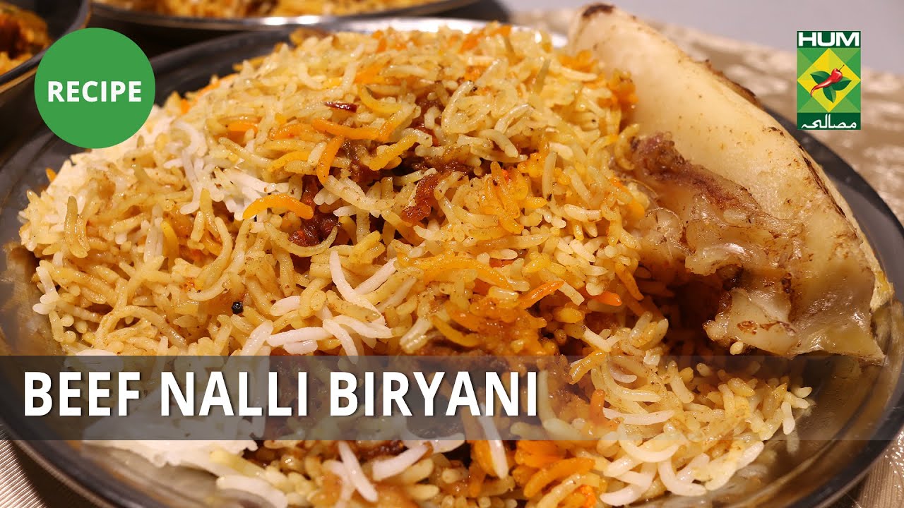 Beef Nalli Biryani Recipe Lazzat Samina Jalil Street Food YouTube