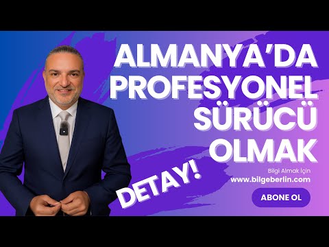 ALMANYA'DA PROFESYONEL SÜRÜCÜ OLMAK | SÜREÇ NASIL OLUYOR?