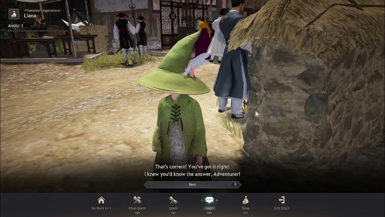 BDO Liana's Tool Bag How to Get, Questline with Answers... BDO quest YouTube