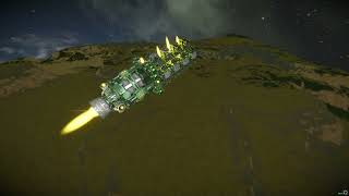 Space Engineers cluster missle experiment