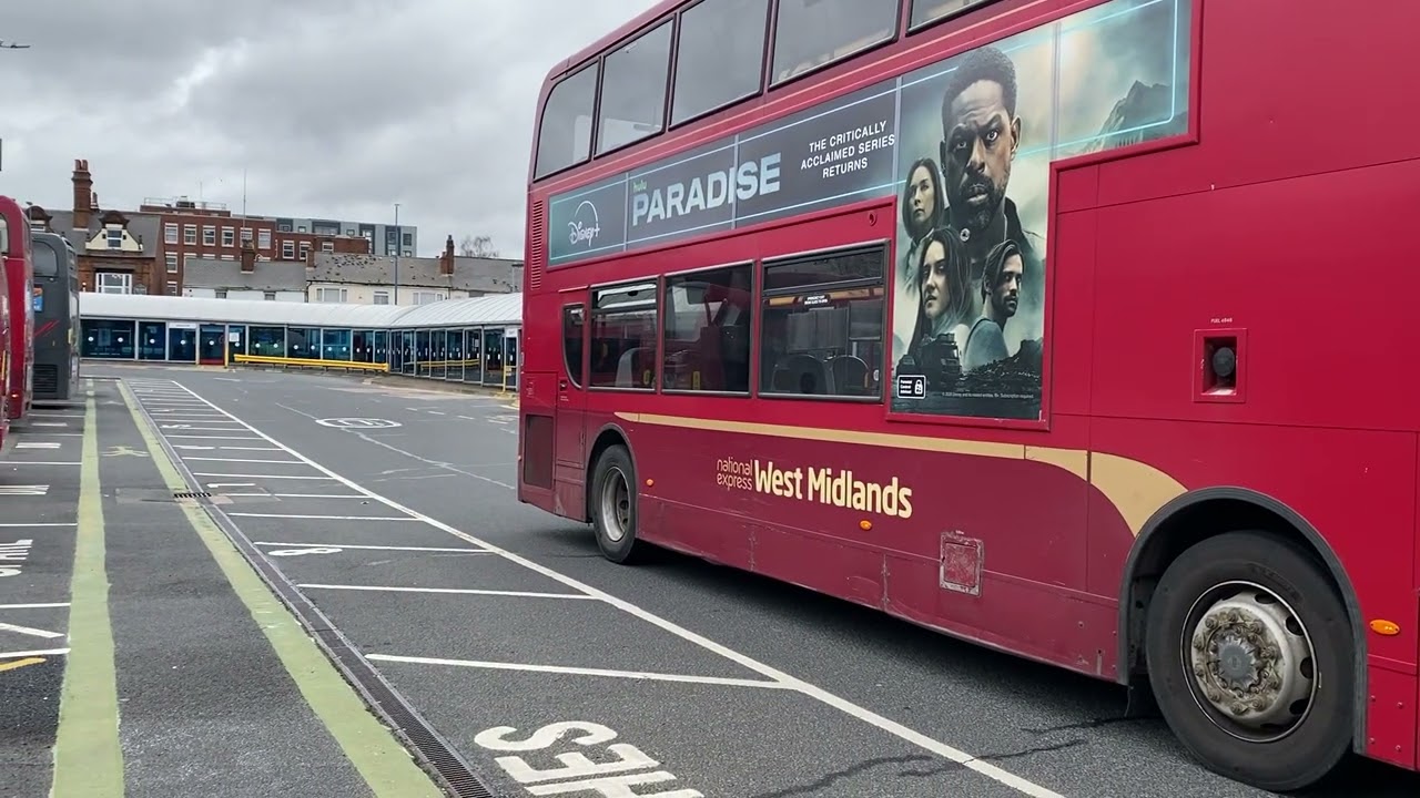National Express West Midlands Enviro 400 4848 Bus Route 74 Birmingham 