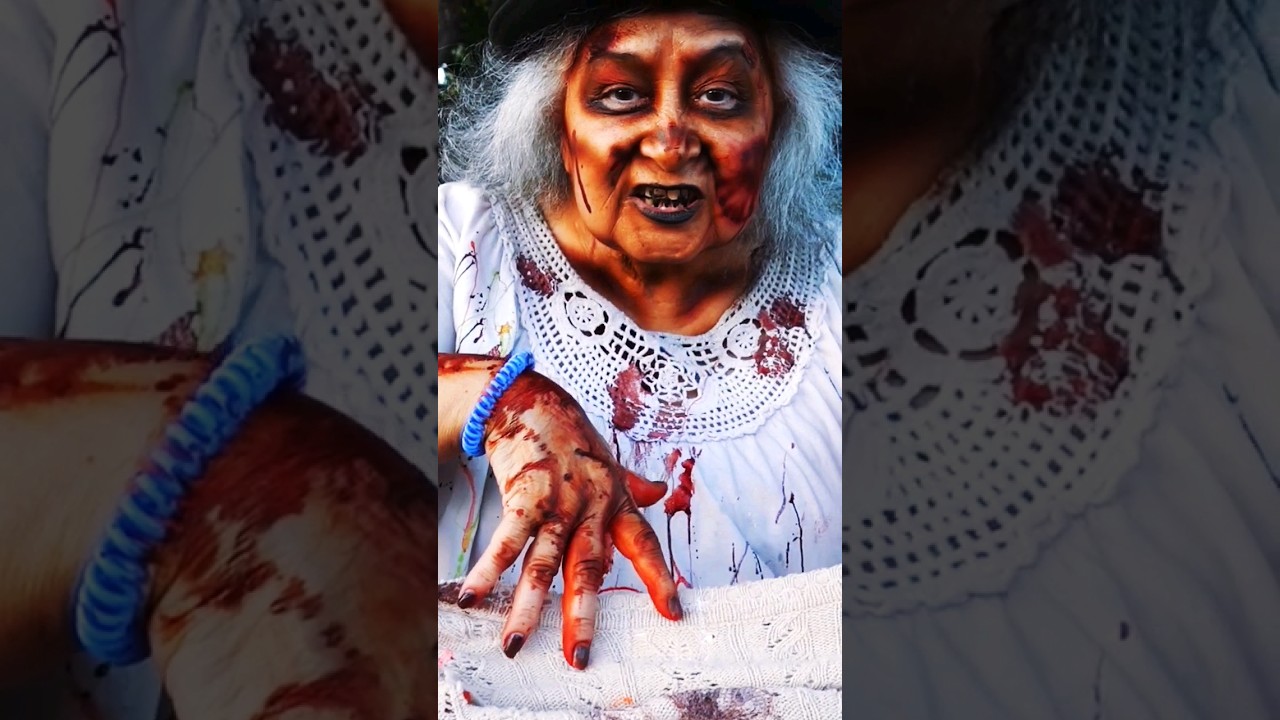 Beware of this scary granny #scary #scareactor