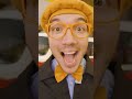 Listen to the Sirens with Blippi&#39;s BRAND NEW Emergency Vehicle Song tomorrow on Blippi 🟠🔵! #shorts