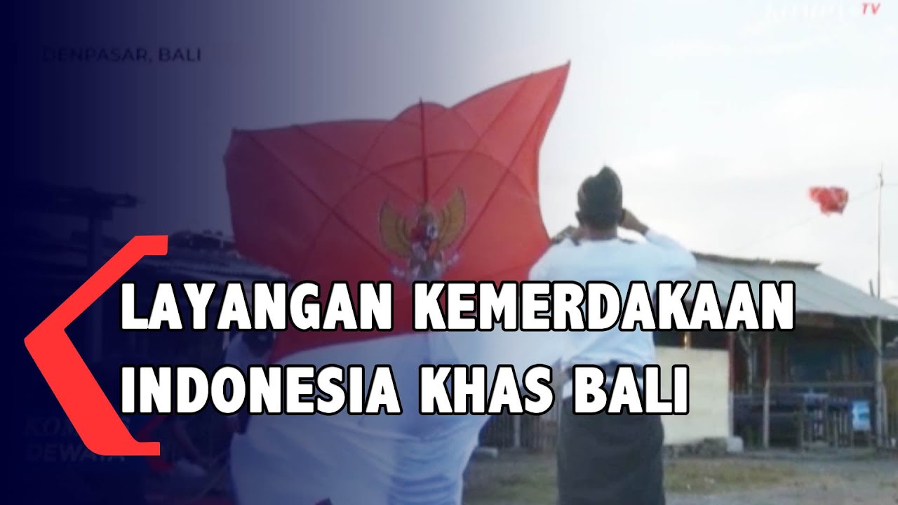 Keren! Layangan Hari Kemerdekaan Khas Bali 