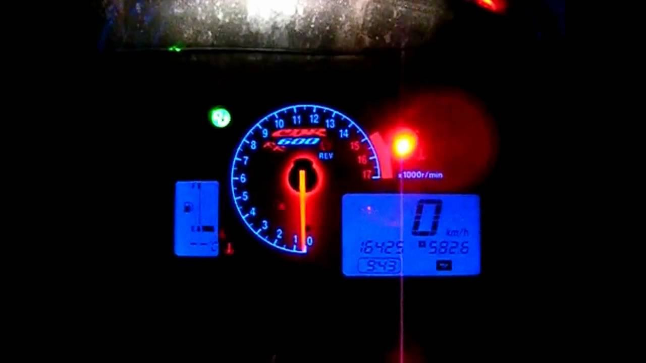 Honda Cbr600rr スピードメーターled交換 Modified Cluster Youtube