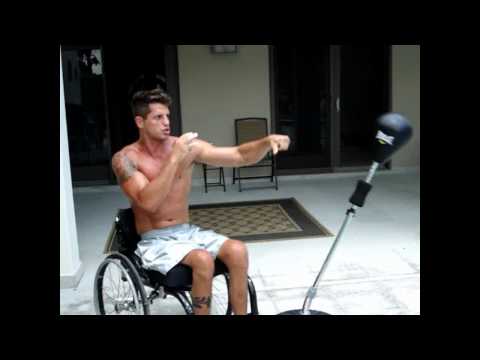 Fernando Fernandes - Training Boxe in a wheelchair