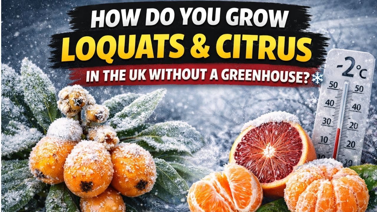 HOW DO YOU GROW LOQUATS & CITRUS IN THE UK WITHOUT A GREENHOUSE?