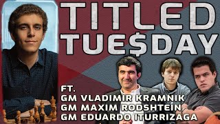 Facing Off Against Kramnik and WINNING!! | Titled Tuesday | GM Naroditsky