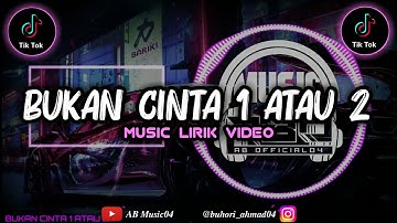 BUKAN CINTA 1 ATAU 2 - GAMMA 1 || 3PEMUDA BERBAHAYA FEAT. SALLSA BINTAN || (Lyric)