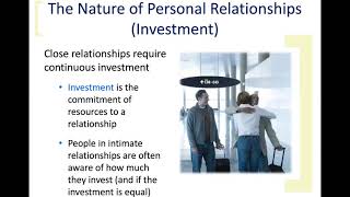 Chapter 9   Forming and Maintaining Personal Relationships