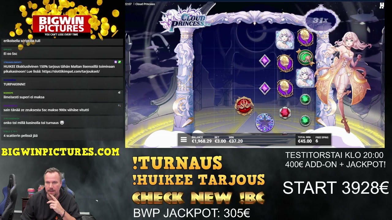 Cloud princess (Hacksaw gaming) MEGA BIG WIN!