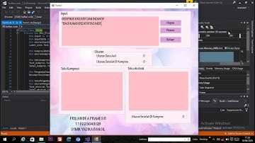 Huffman Coding VB.NET versi GUI (Tampilan)