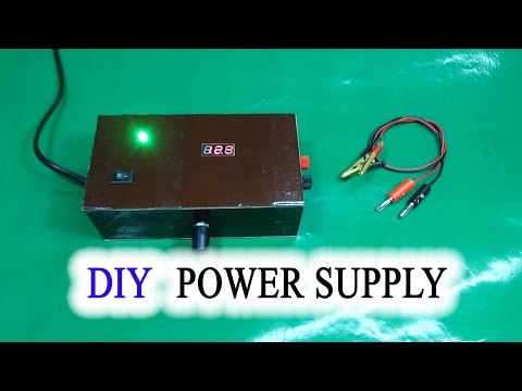 How To Make Adjustable Voltage Power Supply Simple IC LM317