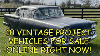 FIX-EM-UP FRIDAY! 10 Pre-1980 PROJECT CARS for Sale Across North America - Links to Listings Below by MG Guy Vintage Vehicles 4,292 views 1 month ago 11 minutes, 41 seconds