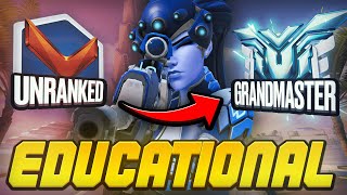 Educational Unranked To GM1 Widowmaker | By Rank 1 Widowmaker (85% win rate) screenshot 3