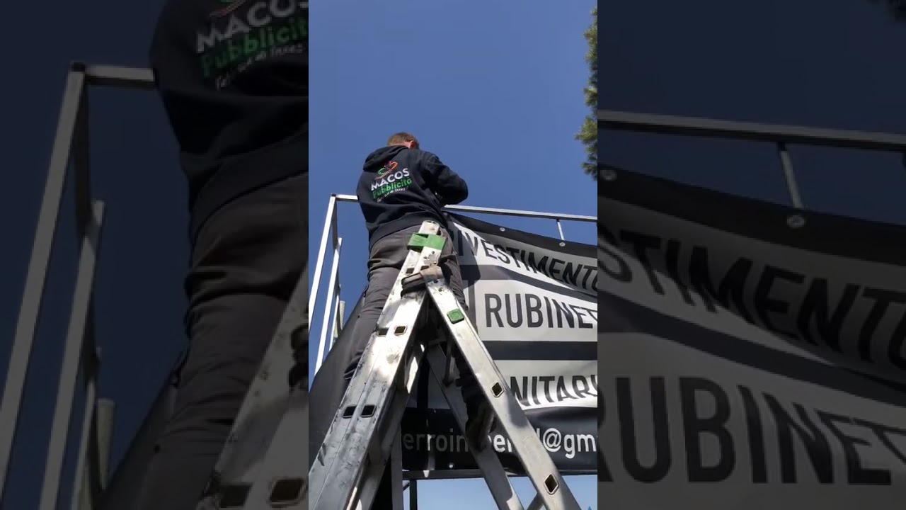 Montaggio banner pubblicitari